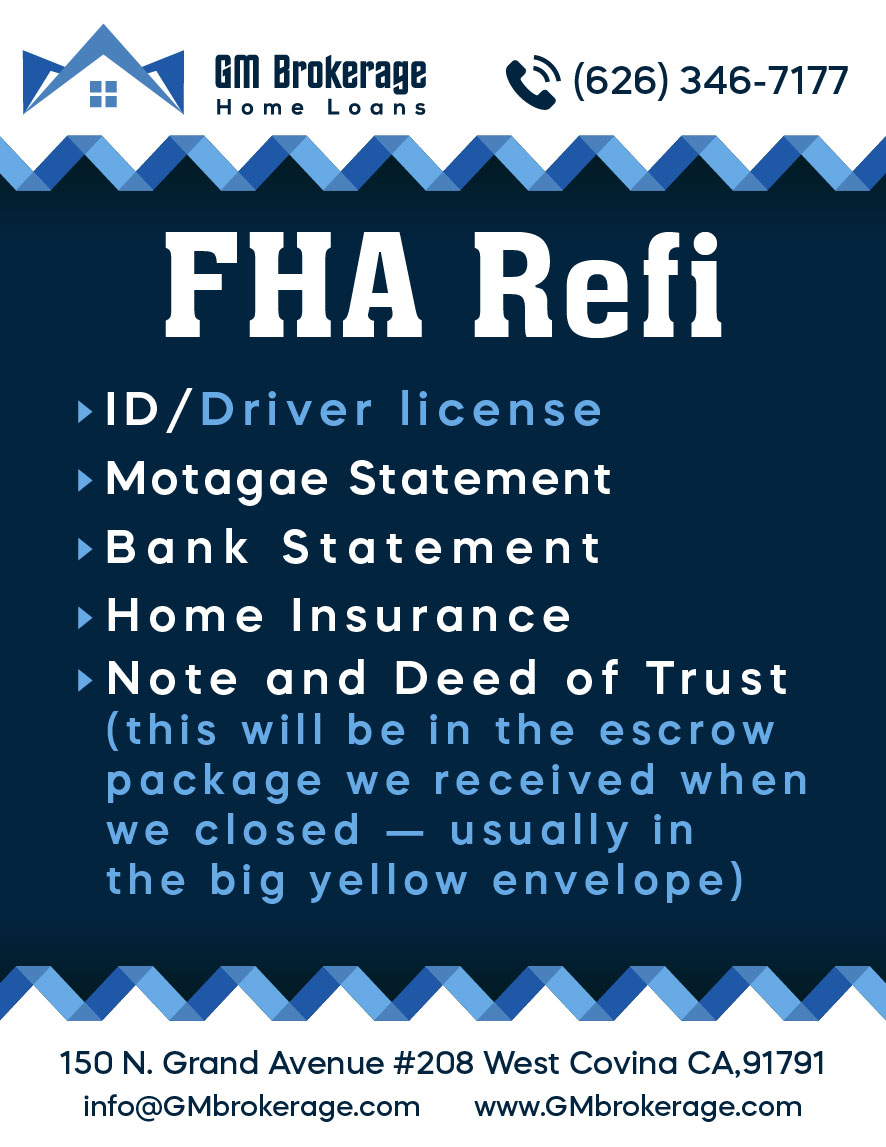 FHA REFI Streamline your current FHA loan or utilize a cash-out refinance to meet your financial goals.